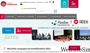 franceparkinson.fr Screenshot