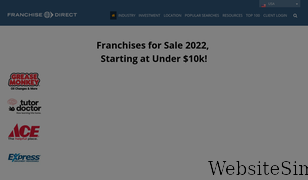 franchisedirect.com Screenshot