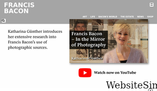 francis-bacon.com Screenshot