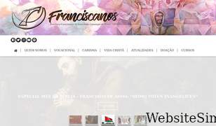 franciscanos.org.br Screenshot