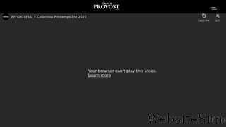 franckprovost.com Screenshot
