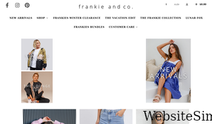 frankieandco.com.au Screenshot