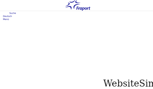 fraport.de Screenshot