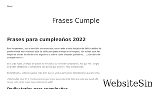 frasesparacumpleanos.com Screenshot