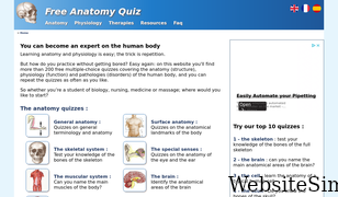 free-anatomy-quiz.com Screenshot