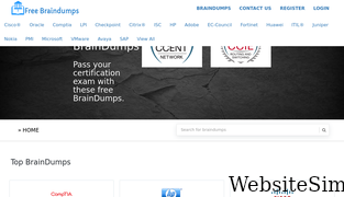 free-braindumps.com Screenshot