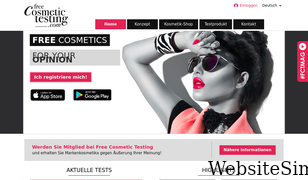 free-cosmetic-testing.com Screenshot
