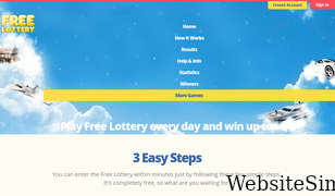free-lottery.net Screenshot