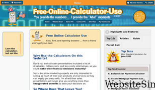 free-online-calculator-use.com Screenshot