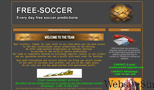 free-soccer.com Screenshot