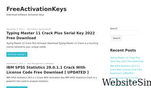 freeactivationkeys.org Screenshot