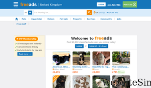 freeads.co.uk Screenshot