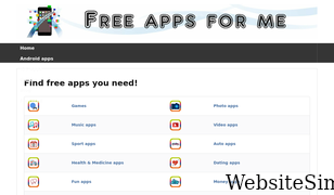 freeappsforme.com Screenshot