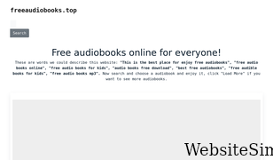 freeaudiobooks.top Screenshot