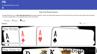 freeboardgames.org Screenshot