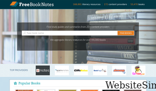freebooknotes.com Screenshot