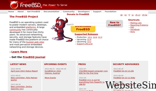 freebsd.org Screenshot