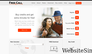 freecall.com Screenshot