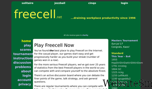 freecell.net Screenshot