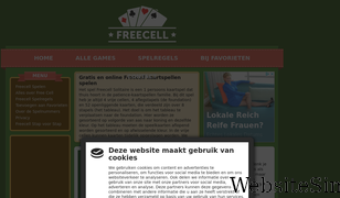 freecell.nl Screenshot