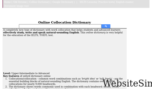 freecollocation.com Screenshot