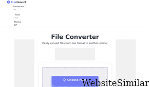 freeconvert.com Screenshot