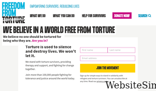 freedomfromtorture.org Screenshot