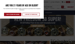 freedommunitions.com Screenshot