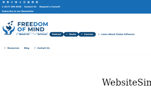 freedomofmind.com Screenshot