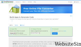 freefileconvert.com Screenshot