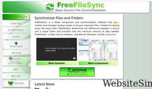 freefilesync.org Screenshot