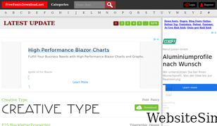 freefontsdownload.net Screenshot