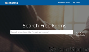 freeforms.com Screenshot