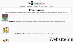 freegames.org Screenshot