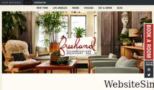 freehandhotels.com Screenshot
