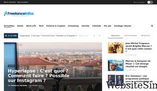 freelanceinfos.fr Screenshot