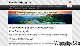 freemahjong.de Screenshot