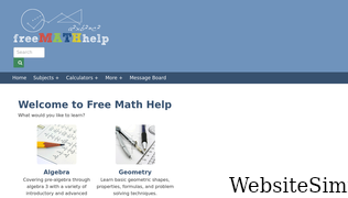 freemathhelp.com Screenshot