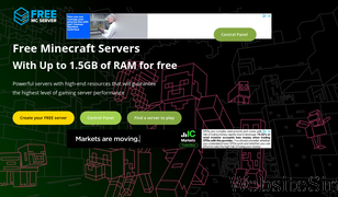 freemcserver.net Screenshot