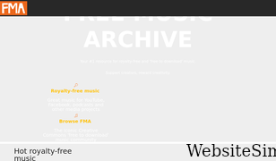 freemusicarchive.org Screenshot