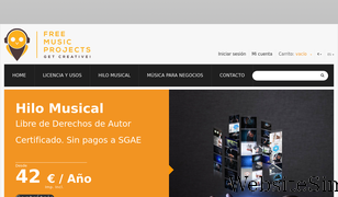 freemusicprojects.com Screenshot