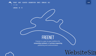 freenetproject.org Screenshot
