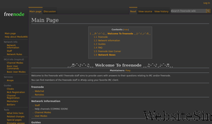 freenode.net Screenshot