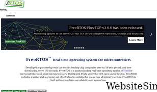 freertos.org Screenshot