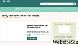 freesamples.co.uk Screenshot