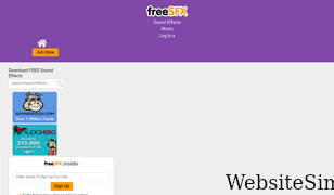 freesfx.co.uk Screenshot