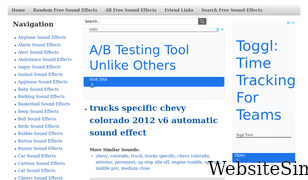 freesoundeffect.net Screenshot