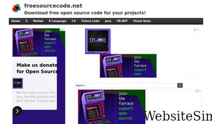 freesourcecode.net Screenshot