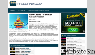 freespinx.com Screenshot