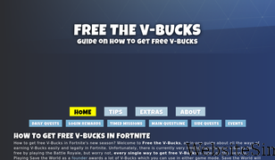 freethevbucks.com Screenshot
